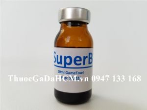 Thuốc nuôi gà đá SuperB Mexico (10ml là thuốc chứa nhiều Vitamin)