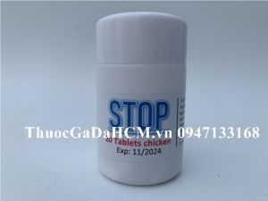 Thuốc Trị Bệnh Stop -Thuốc Trị Chướng Diều, Không Tiêu Cho Gà Đá Stop 20 Viên