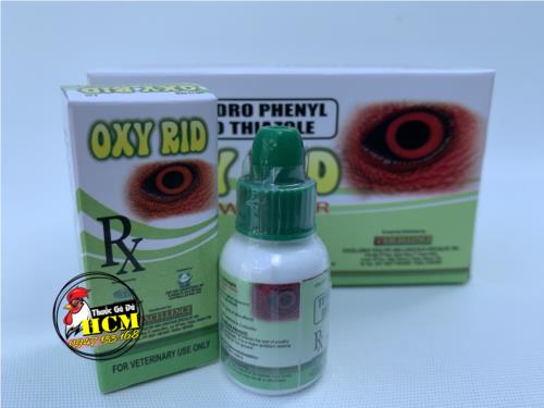 Thuốc Nhỏ Mắt Cho Gà Đá OXY RID Trị Các Chứng Bệnh Về Mắt Của Gà - 1 Chai x 5ml