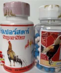 Bộ Đôi Thuốc Nuôi Gà Đá BIO-CAL (100viên) Và SUPER STAR (100viên) Bổ Gân, Chắc Xương, Tăng Cơ, Tăng Lực Khi Vào Bo chính hãng - Thuốc Gà Đá HCM