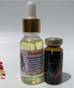 Bộ Thuốc Nuôi Gà Đá REDMIN (20ml) Và B12 7500 (10ml) Cung Cấp Dưỡng Chất Vitamin Kích Thích Gà Ăn Ngon chính hãng - Thuốc Gà Đá HCM