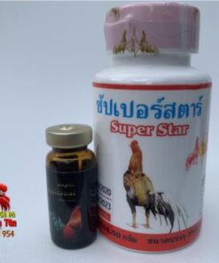 Bộ Thuốc Nuôi Gà Đá SUPER STAR (100viên) Và B12 7500 (10ml) Cung Cấp Năng Lượng, Tăng Lực, Tăng Cơ, Sung Mãn chính hãng - Thuốc Gà Đá HCM