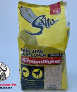 Thức Ăn Cho Gà SALTO Baby Stag Developer - Dành Cho Gà Từ 1->30 Ngày Tuổi - 1Kg chính hãng - Thuốc Gà Đá HCM