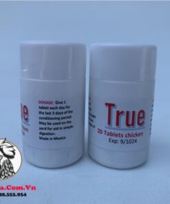Thuốc Bệnh Cho Gà Đá TRUE Trị Các Chứng Đầy Hơi, Không Tiêu, Chướng Diều Hiệu Quả - Hủ 20 Viên chính hãng - Thuốc Gà Đá HCM