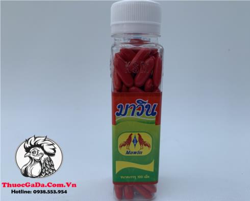 Thuoc-Ga-Da-MAWIN-Cua-Thai-Lan-Bo-Sung-Vitamin-Giup-Bo-Mau-Tot-Nhat-Hu-100-Vien Thuốc Gà Đá MAWIN Của Thái Lan Bổ Sung Vitamin Giúp Bổ Máu Tốt Nhất - Hủ 100 Viên chính hãng - Thuốc Gà Đá HCM
