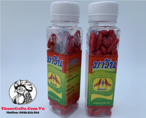 Thuoc-Ga-Da-MAWIN-Cua-Thai-Lan-Bo-Sung-Vitamin-Giup-Bo-Mau-Tot-Nhat-2-Hu-200-Vien Thuốc Gà Đá MAWIN Của Thái Lan Bổ Sung Vitamin Giúp Bổ Máu Tốt Nhất - 2 Hủ 200 Viên chính hãng - Thuốc Gà Đá HCM