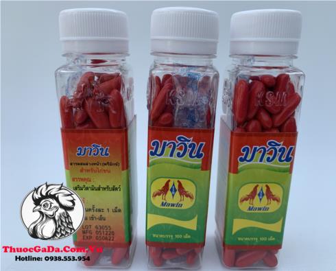 Thuoc-Ga-Da-MAWIN-Cua-Thai-Lan-Bo-Sung-Vitamin-Giup-Bo-Mau-Tot-Nhat-3-Hu-300-Vien Thuốc Gà Đá MAWIN Của Thái Lan Bổ Sung Vitamin Giúp Bổ Máu Tốt Nhất - 3 Hủ 300 Viên chính hãng - Thuốc Gà Đá HCM