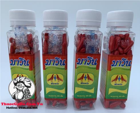 Thuoc-Ga-Da-MAWIN-Cua-Thai-Lan-Bo-Sung-Vitamin-Giup-Bo-Mau-Tot-Nhat-4-Hu-400-Vien Thuốc Gà Đá MAWIN Của Thái Lan Bổ Sung Vitamin Giúp Bổ Máu Tốt Nhất - 4 Hủ 400 Viên chính hãng - Thuốc Gà Đá HCM