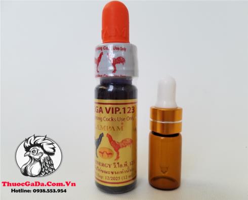 Thuoc-Ga-Da-MEGA-VIP-123-LamPam-Cua-Thai-Lan-Giup-Tinh-Tao-Sieu-Ly-Chai-12ml Thuốc Gà Đá MEGA VIP 123 - LamPam Của Thái Lan Giúp Tỉnh Táo, Siêu Lỳ - Chai 12ml chính hãng - Thuốc Gà Đá HCM