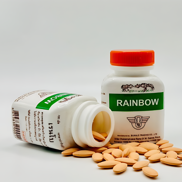 Thuoc-Ga-Da-RAINBOW-Cua-Thai-Lan-Ho-Tro-Nang-Luong-Hu-100-Vien Thuốc Gà Đá RAINBOW Của Thái Lan Hỗ Trợ Năng Lượng - Hủ 100 Viên chính hãng - Thuốc Gà Đá HCM