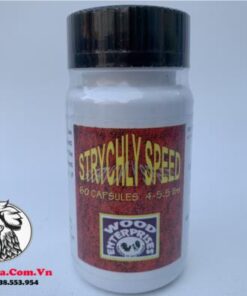 Thuốc Gà Đá STRYCHLY SPEED - Nhộng Đỏ Kích Thích Thần Kinh Trung Ương Giúp Gà Máu Lửa ( Hủ 60 Viên ) chính hãng - Thuốc Gà Đá HCM