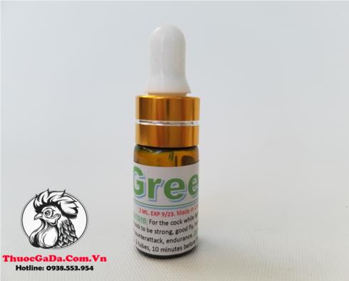 Thuoc-Nho-Ga-Da-GREEN-Cua-My-Co-Ham-Luong-Dam-Dac-Chai-2ml Thuốc Nhỏ Gà Đá GREEN Của Mỹ Có Hàm Lượng Đậm Đặc - Chai 2ml chính hãng - Thuốc Gà Đá HCM