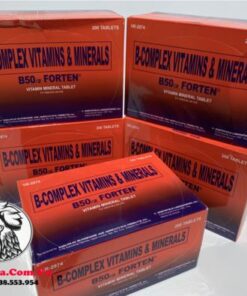Thuốc Nuôi Gà Đá B-Complex B50/2 FORTEN Cung Cấp Hổn Hợp Các Vitamin Và Khoáng Chất - 20 Vỉ x 10 Viên chính hãng - Thuốc Gà Đá HCM