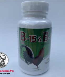 Thuốc Nuôi Gà Đá B15 & B12 Hỗ Trợ Tăng Bo, Nước Máu - Hủ 10 Viên chính hãng - Thuốc Gà Đá HCM