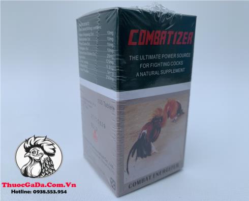 Thuoc-Nuoi-Ga-Da-Combatizer-Giup-Ga-Mau-Tang-Bo-Sung-Man-Co-Bap-Deo-Dai-Hu-20-Vien Thuốc Nuôi Gà Đá Combatizer Giúp Gà Mau Tăng Bo, Sung Mãn, Cơ Bắp Dẻo Dai - Hủ 20 Viên chính hãng - Thuốc Gà Đá HCM