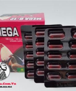 Thuốc Nuôi Gà Đá MEGA B12 Tăng Nước Máu Giúp Chiến Kê Sung Mãn, Mau Tới Đá - 1 Vỉ 10 Viên chính hãng - Thuốc Gà Đá HCM