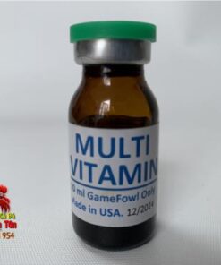 Thuốc Nuôi Gà Đá MultiVitamin Bổ Sung Nhiều Thành Phần Vitamin Phức Hợp, Gà Mau Sung, Mau Lên Nước Máu - 1 Chai 10ml chính hãng - Thuốc Gà Đá HCM