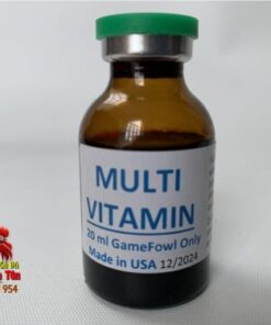 Thuốc Nuôi Gà Đá MultiVitamin Bổ Sung Nhiều Thành Phần Vitamin Phức Hợp, Gà Mau Sung, Mau Lên Nước Máu - 1 Chai 20ml chính hãng - Thuốc Gà Đá HCM