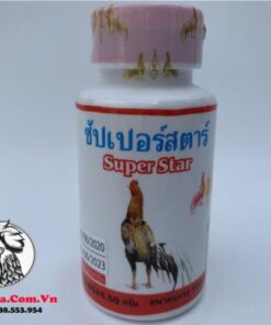 Thuốc Nuôi Gà Đá SUPER STAR Của Thái Lan Tăng Lực, Tăng Cơ, Sung Khi Vào Bo - 1 Hủ 100 Viên chính hãng - Thuốc Gà Đá HCM