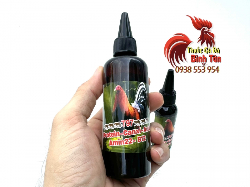 Thuoc-Nuoi-Ga-Da-T97-Mau-Hung-Cu-Manh-100ml Thuốc Nuôi Gà Đá T97 Mau Hừng Cự Mạnh 100ml chính hãng - Thuốc Gà Đá HCM