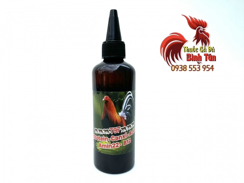 Thuoc-Nuoi-Ga-Da-T97-Mau-Hung-Cu-Manh-50ml Thuốc Nuôi Gà Đá T97 Mau Hừng Cự Mạnh 50ml chính hãng - Thuốc Gà Đá HCM