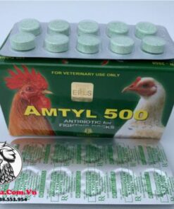 Thuốc Trị Bệnh Cho Gà AMTYL 500 Chuyên Trị Các Bệnh Về Đường Hô Hấp Cực Tốt - 2 Vỉ x 10 Viên chính hãng - Thuốc Gà Đá HCM
