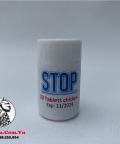 Thuốc Trị Bệnh Cho Gà STOP - Chuyên Trị Không Tiêu, Chướng Diều Cho Gà Hiệu Quả Chính Hãng - Hủ 10 Viên chính hãng - Thuốc Gà Đá HCM